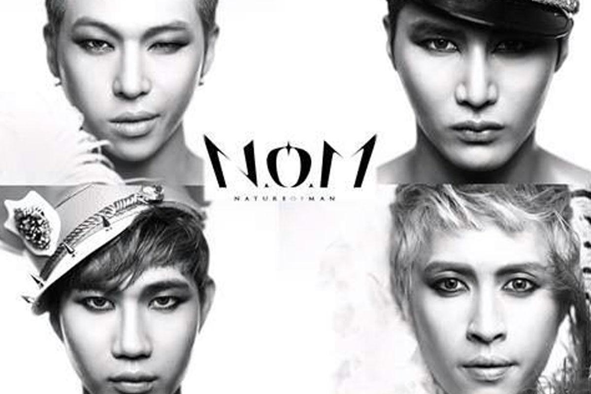 ภาพโปรโมทวง N.O.M วงบอยกรุ๊ปเกาหลีใต้ที่เดบิวต์ในปี 2013 ด้วยคอนเซ็ปต์ความรักร่วมเพศที่ก่อให้เกิดวิจารณ์เป็นเชิงลบ