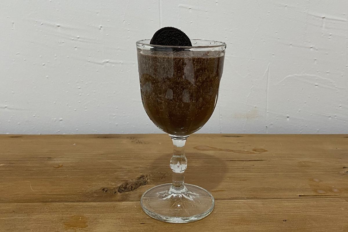 Oreo makgeolli cocktail