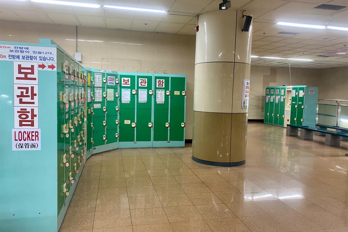  釜山海雲台站 行李儲物櫃