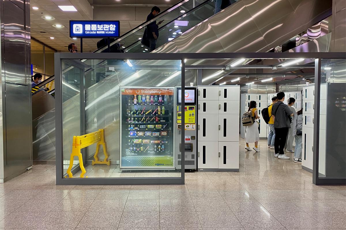 釜山火車站 行李儲物櫃