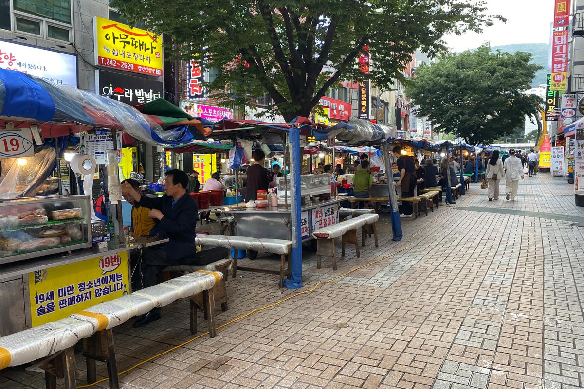 釜山 布帳馬車 南浦洞