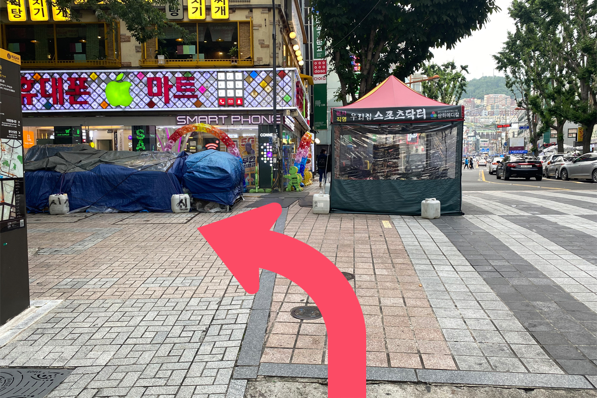 南浦布帳馬車一條街