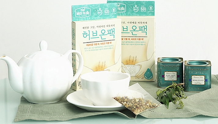 暖宮貼布及相關產品展示，適合不想用藥的生理痛緩解方法。