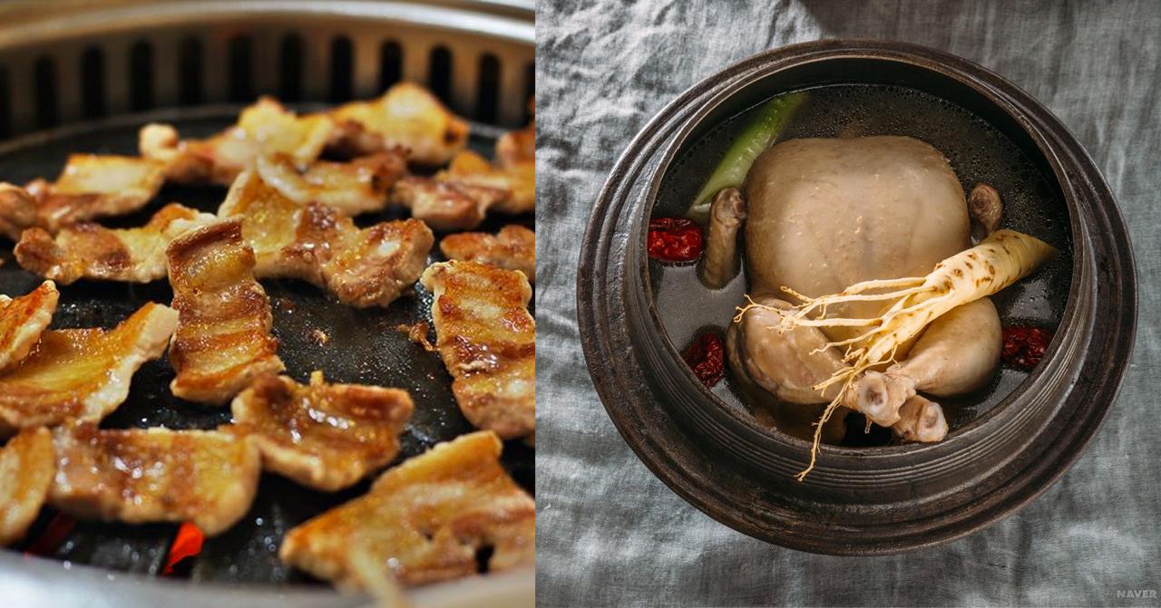 韓國唔同節日食嘅食物