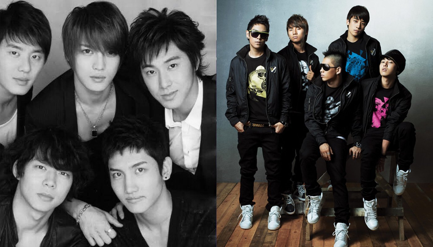 TVXQ và Bigbang là Thần tượng K-pop thế hệ 2