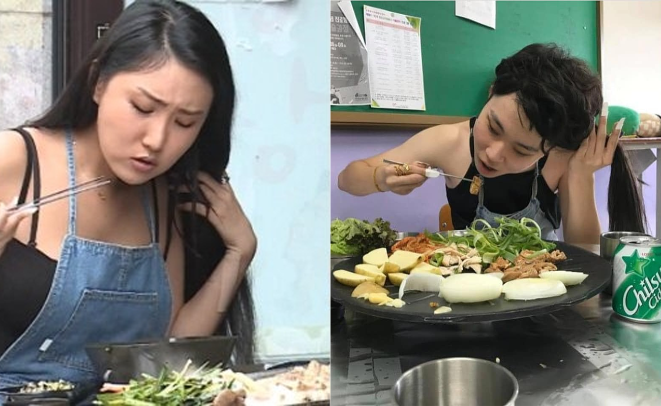 Student cosplaying as a celebrity and recreating their photo