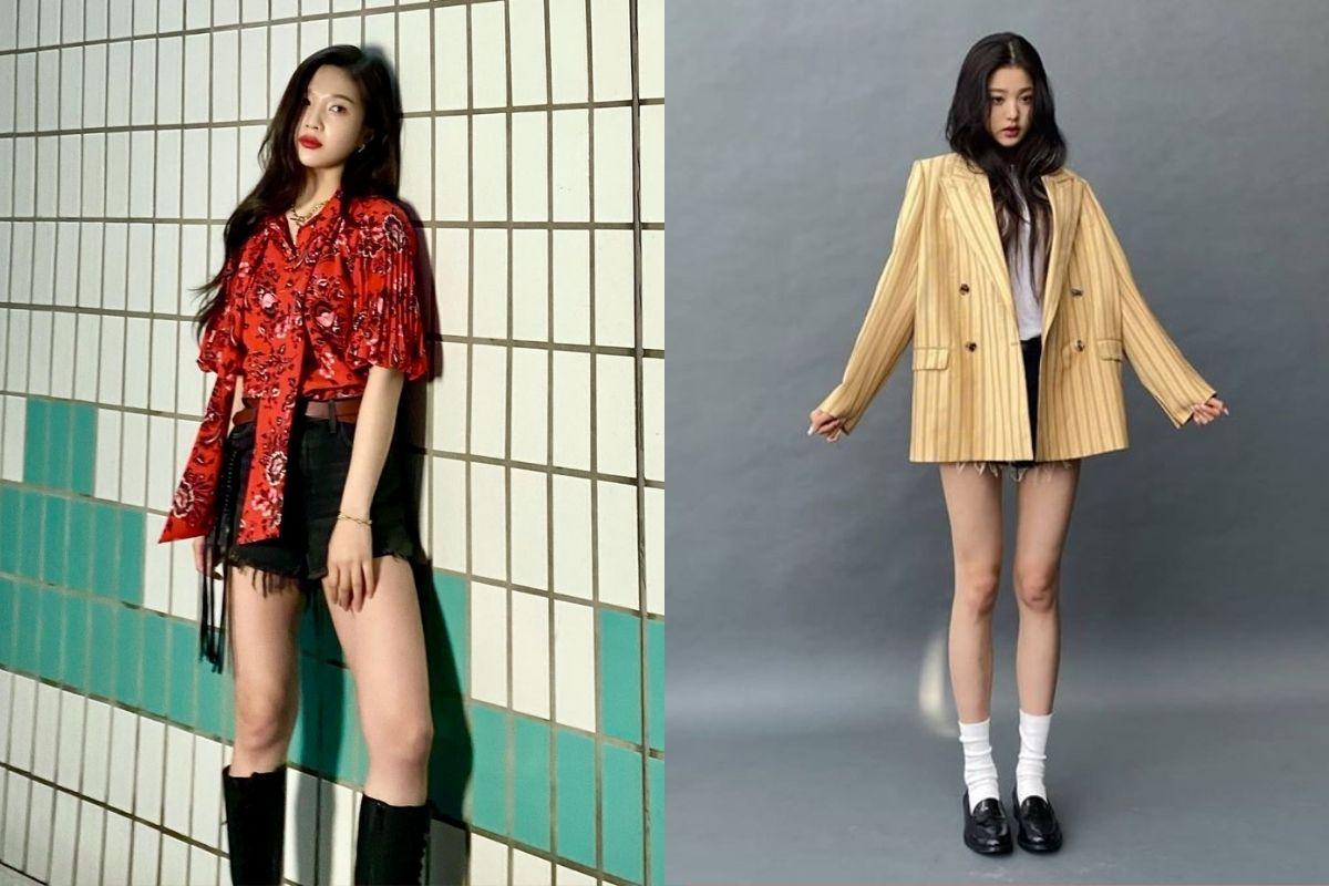 joy và jang won young mặc quần short