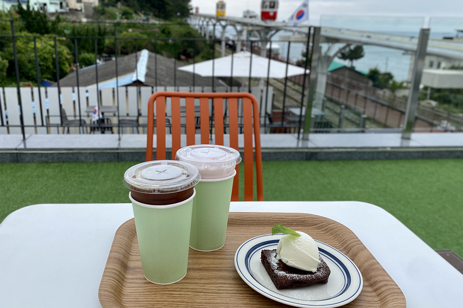 韓国、韓国旅行、韓国観光、釜山、プサン、釜山旅行、釜山カフェ、海雲台、ヘウンデ、Montée104、韓国カフェ