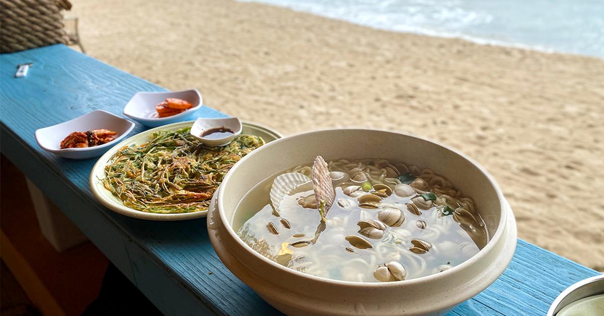 釜山機張グルメ店 ｜ 海雲台海鮮カルグクス