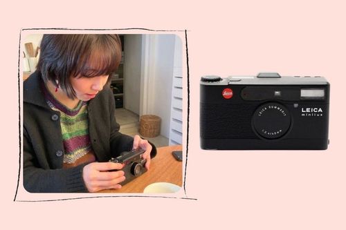 máy ảnh của TWICE Chaeyoung  Leica Minilux (1995)