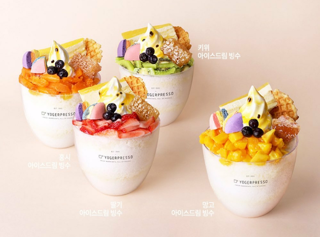 yogerpresso ice dream bingsu