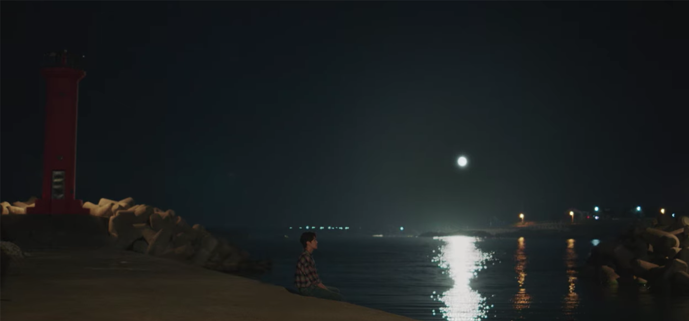 The red lighthouse in Hometown Cha-Cha-Cha (Pohang)