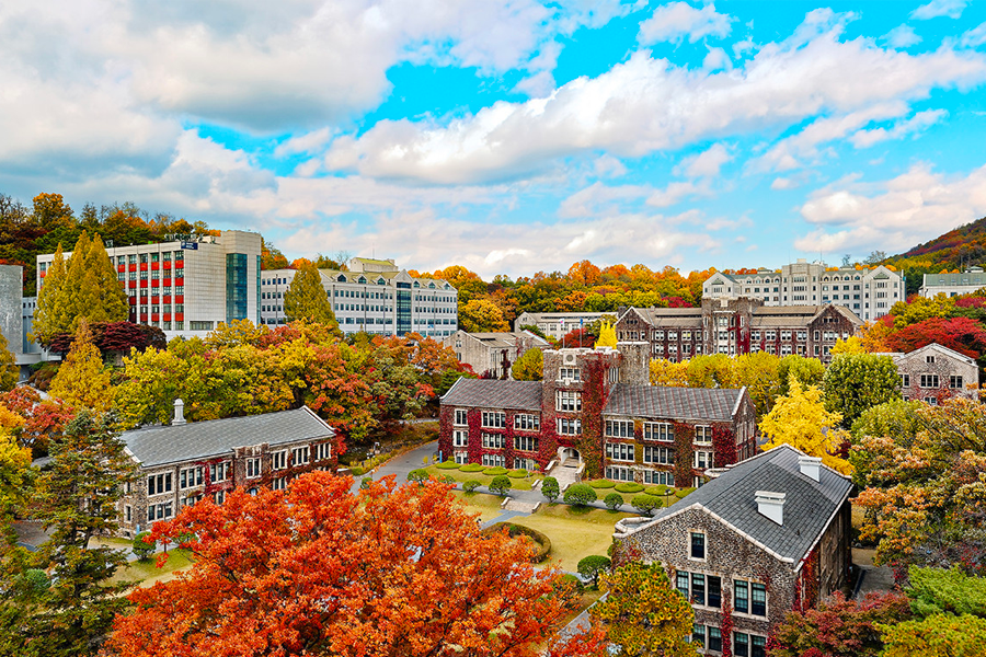 韓國 大學校園 賞楓2025年 賞楓