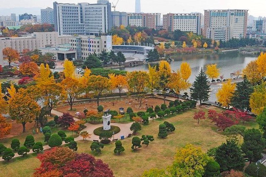 韓國 大學校園 賞楓2025年 賞楓