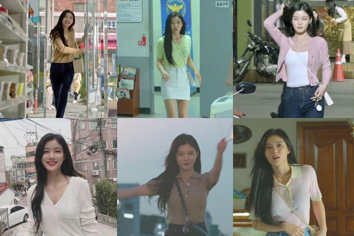 phong cách thời trang sinh viên trong phim hàn, backstreet rookie, thời trang của kim yoo jung áo len mỏng