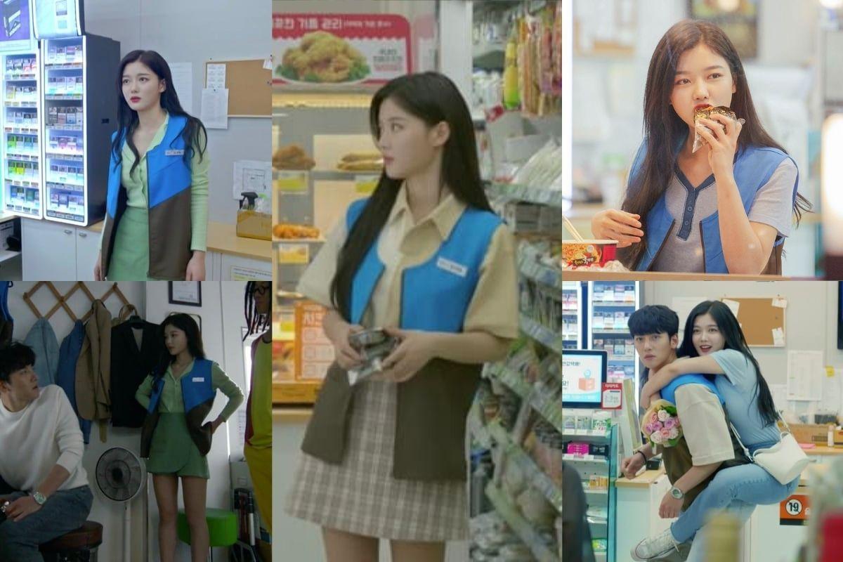 phong cách thời trang sinh viên trong phim hàn, backstreet rookie, thời trang của kim yoo jung đồ tone on tone