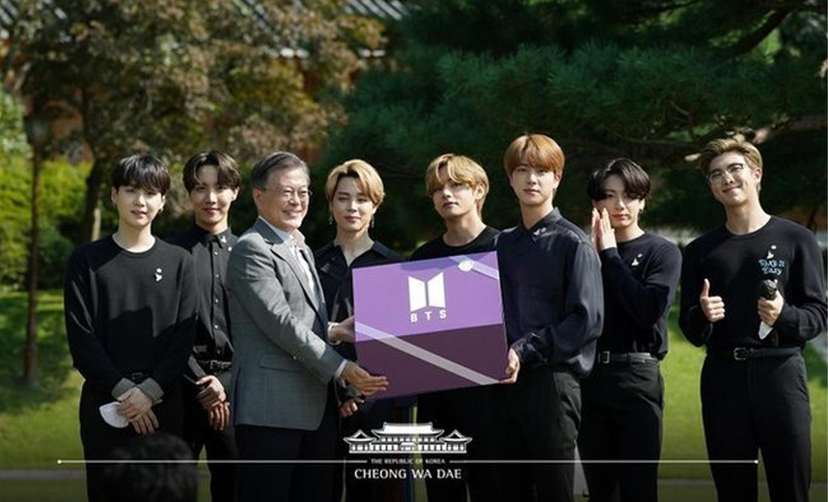BTS獲任命為總統特使