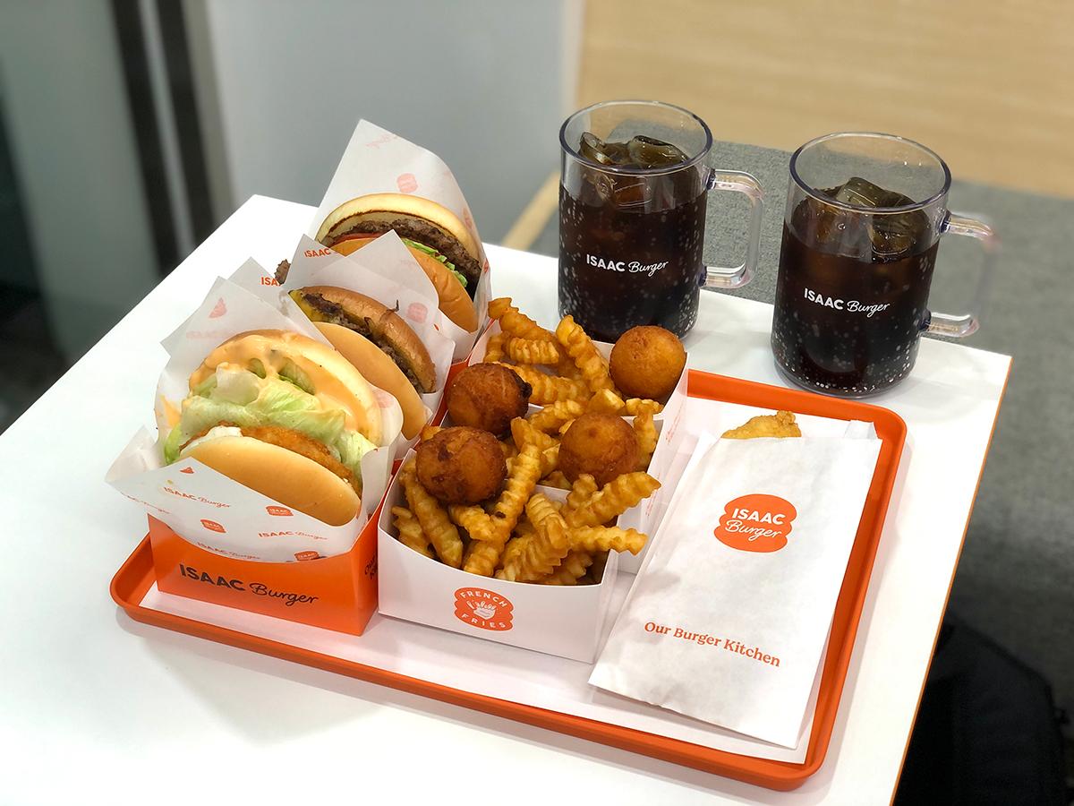 新沙グルメ店 ｜ ISAACバーガー 1号店