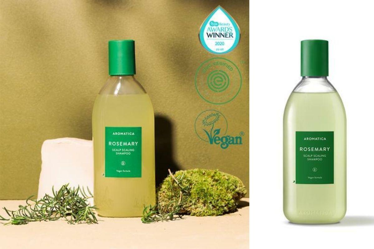 Gầu gội hàn quốc AROMATICA Rosemary Scalp Scaling Shampoo (아로마티카 로즈마리 스칼프 스케일링 샴푸)