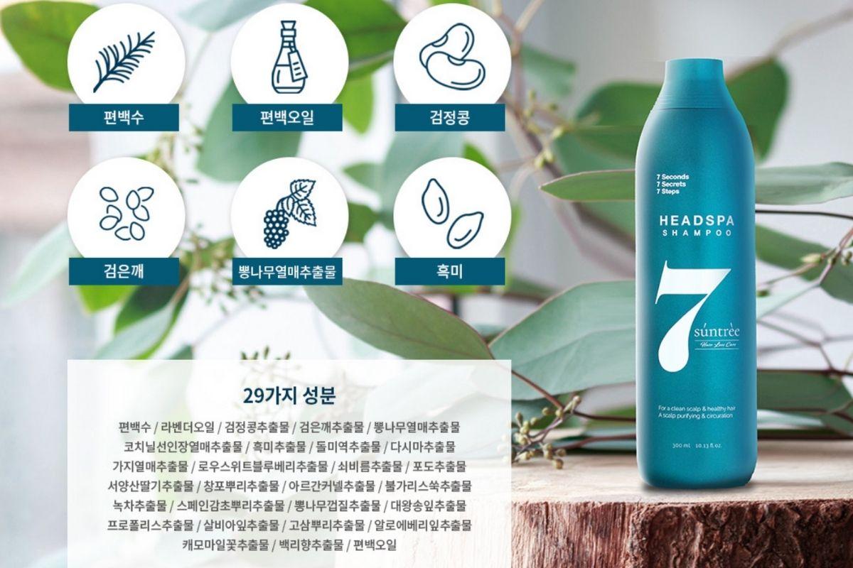 Dầu gội chống rụng tóc HEADSPA7 Súntrèe Shampoo (썬트리 샴푸)