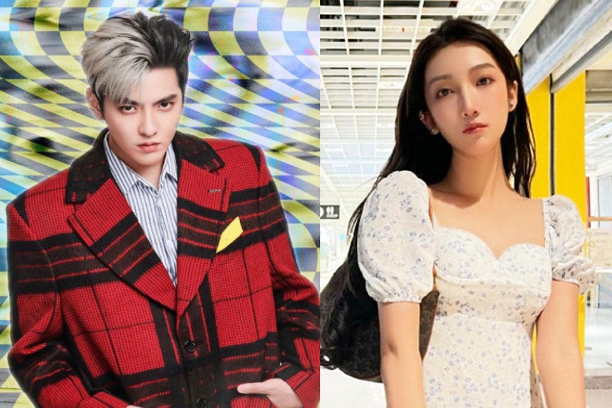 ภาพของชายและหญิงสวมแฟชั่นสมัยสมัย มันเกี่ยวข้องกับข่าวสารประชาสัมพันธ์และข่าวซุบซิบที่พูดถึงความสัมพันธ์ระหว่างศิลปินยอดนิยมและอินเตอร์เน็ตไอดอลหญิงจีน