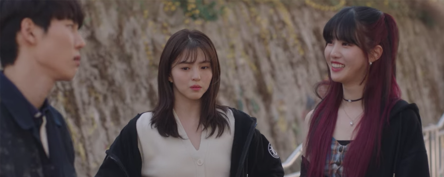 Nevertheless characters walking at Hongdae