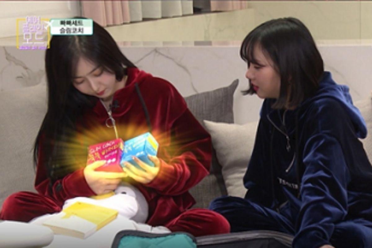 Gfriend SinB 쭉쭉빠져라 (Jjukjjukbbajeora) và 쑥쑥빠져라 (Ssukssukbbajeora ) thực phẩm hỗ trợ giảm cân được giới thiệu và sử dụng bởi sao Hàn