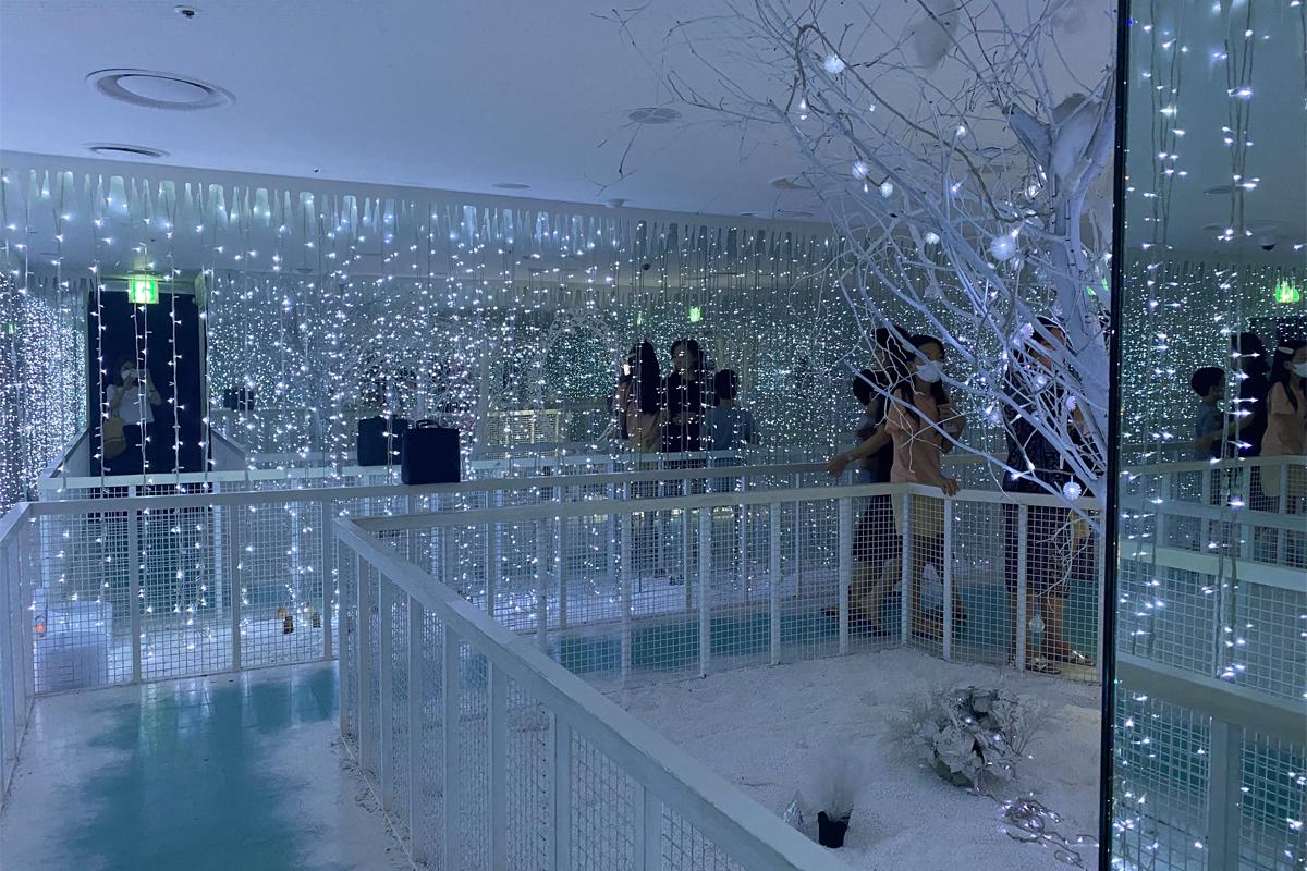 Seoul Korea Insadong Alive Museum white lights like winter