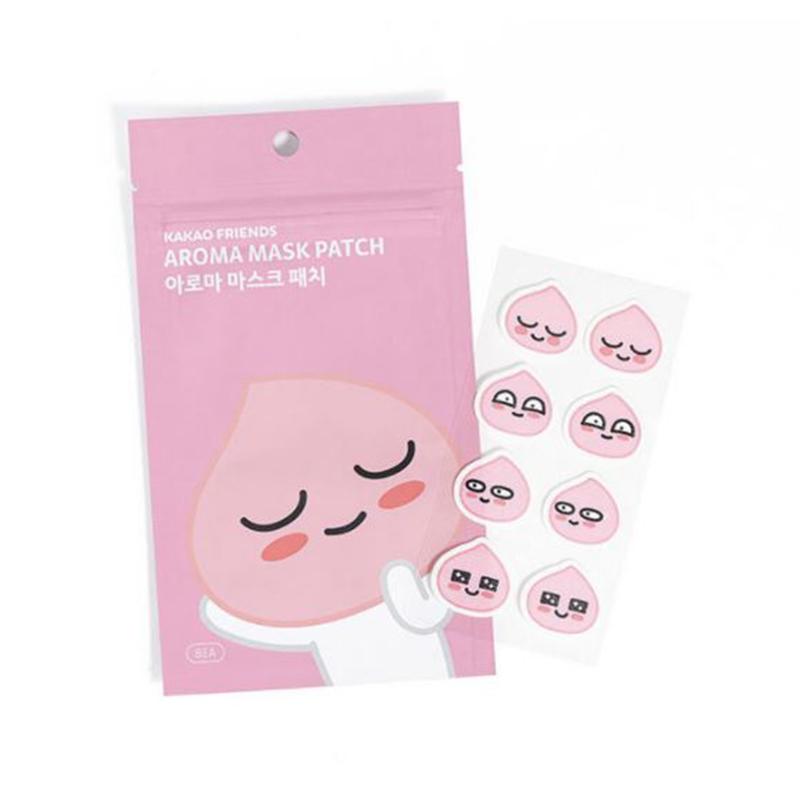 Gói sản phẩm miếng dán khử mùi Kakao Friends Aroma Patch - Apeach với thiết kế xinh xắn.