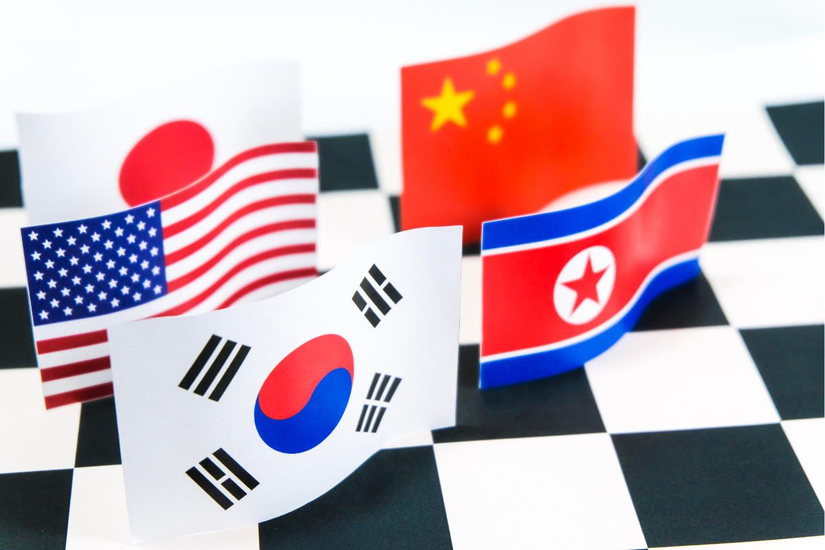 sự phản đối ngầm bán đảo Hàn thống nhất của 3 nước lớn bao quanh bán đảo Hàn là Mỹ - Trung - Nhật