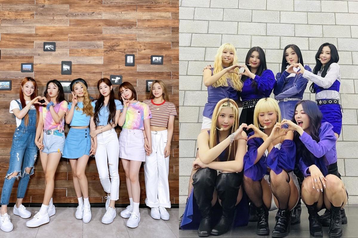 韓國女團穿著不同風格服裝，準備參加東京殘奧會應援演唱會的排練