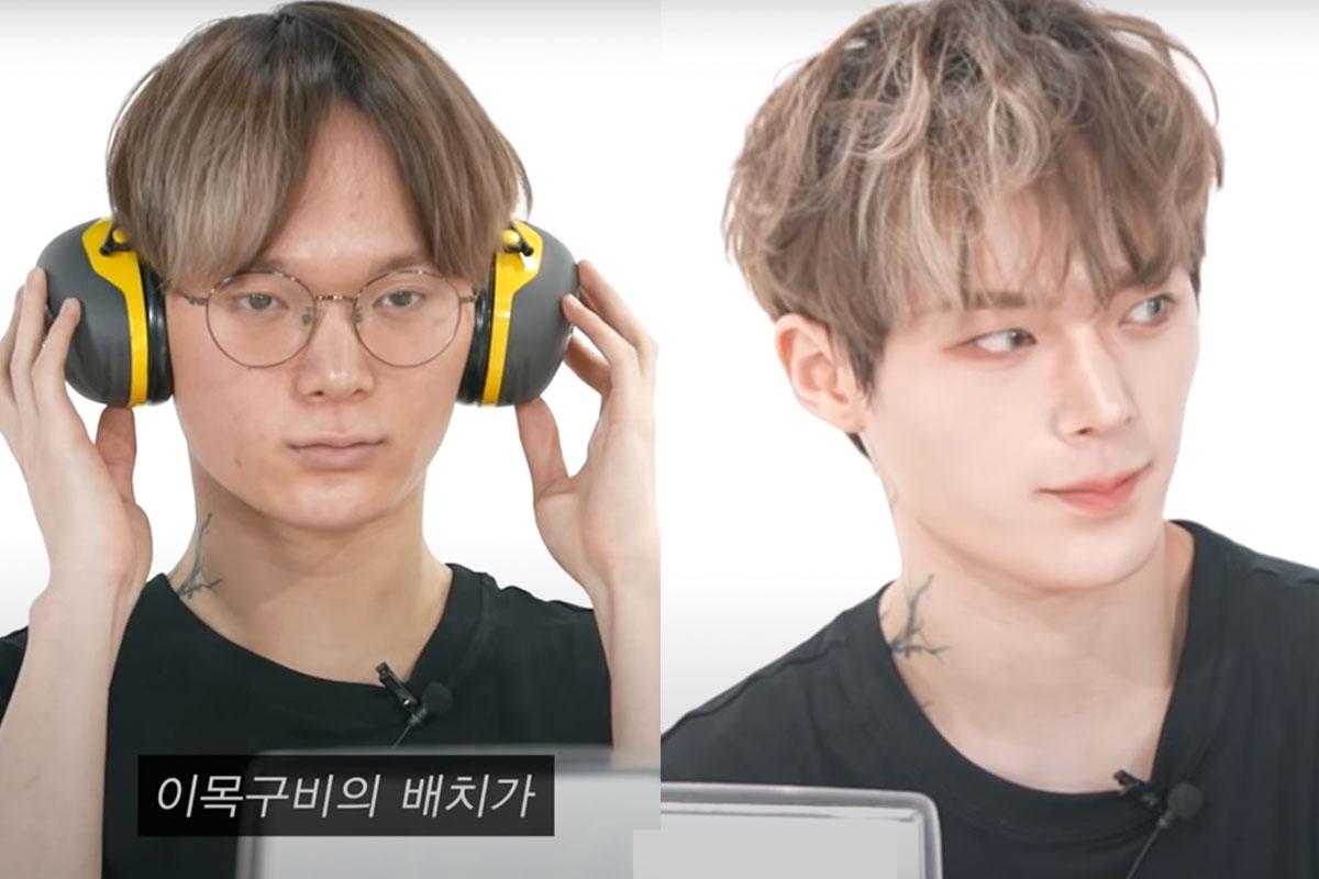 Корейский мужчина до и после нанесения макияжа