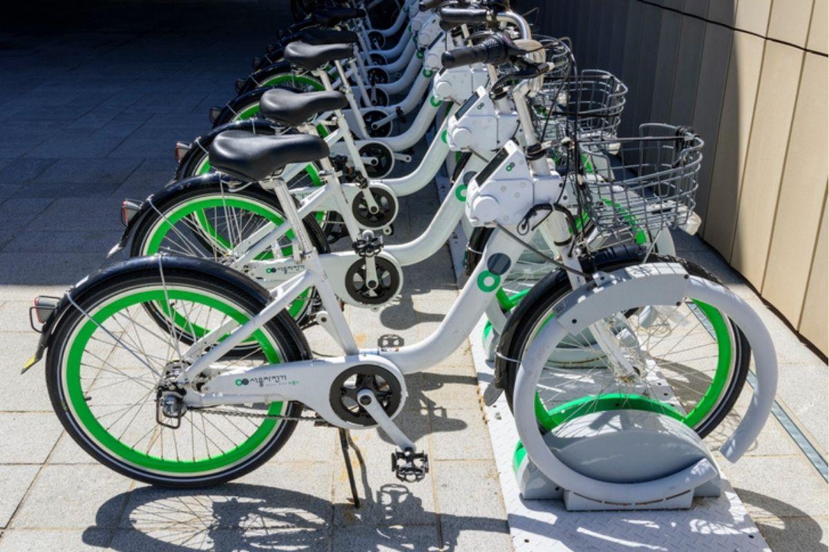 Văn hoá tham gia giao thông ở Hàn, xe đạp công cộng ở hàn