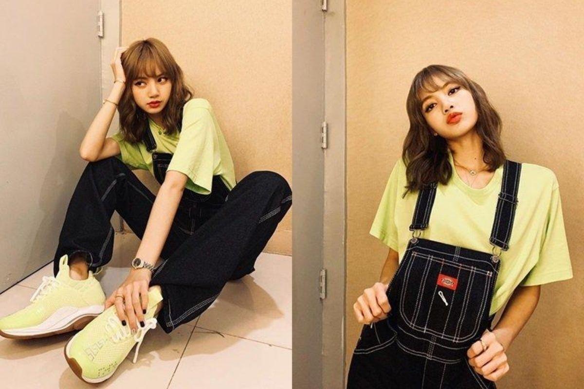 BLACKPINK Lisa 牛仔工人褲