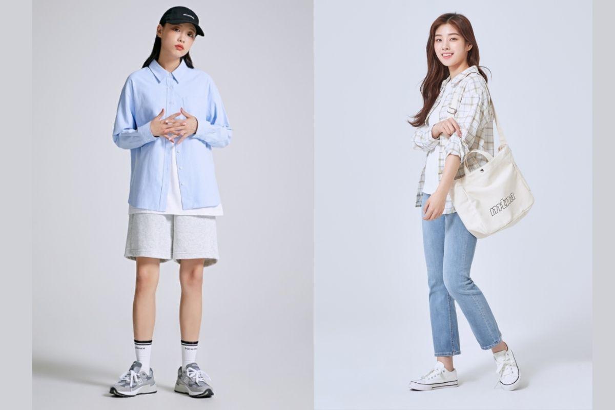 เสื้อยืดสีขาว + เสื้อเชิ้ต