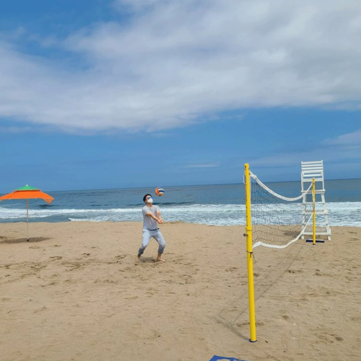 Beach volleyball at Maengbang
