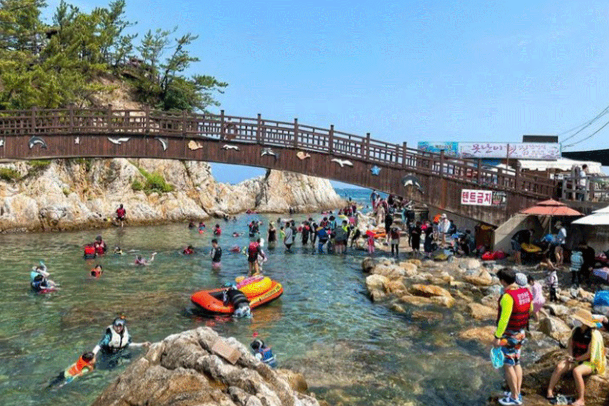 Jangho Port bridge Samcheok