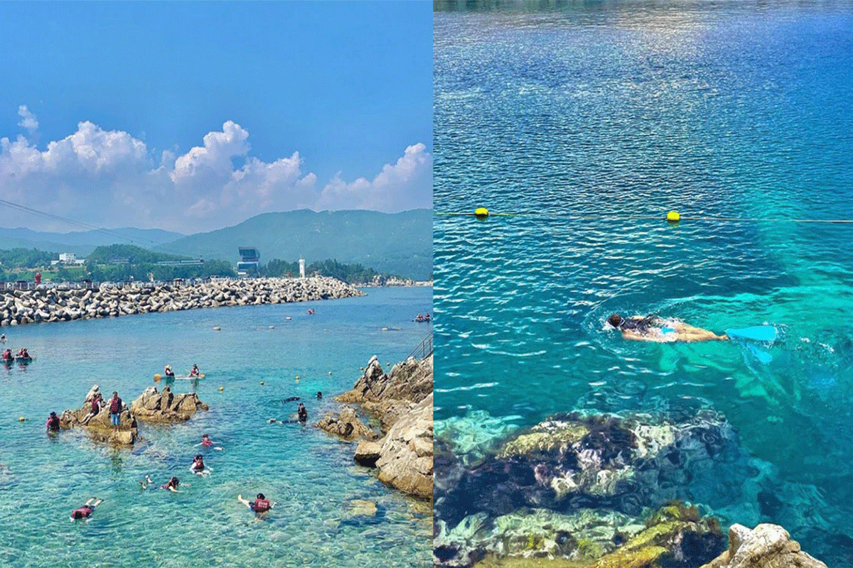 East Sea in Samcheok Jangho Port