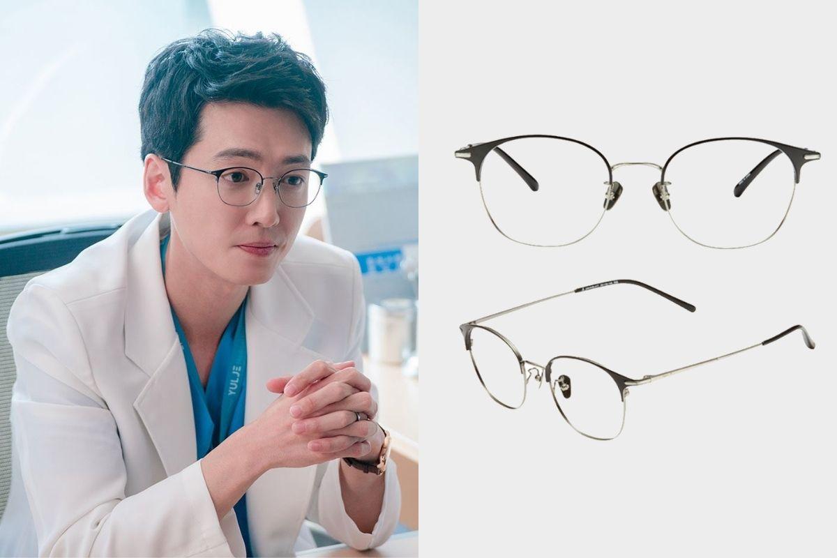 korean drama hospital playlist glasses, Kim Jun Wan, Jung Kyung Ho, AGNESB AB13019Z C03
