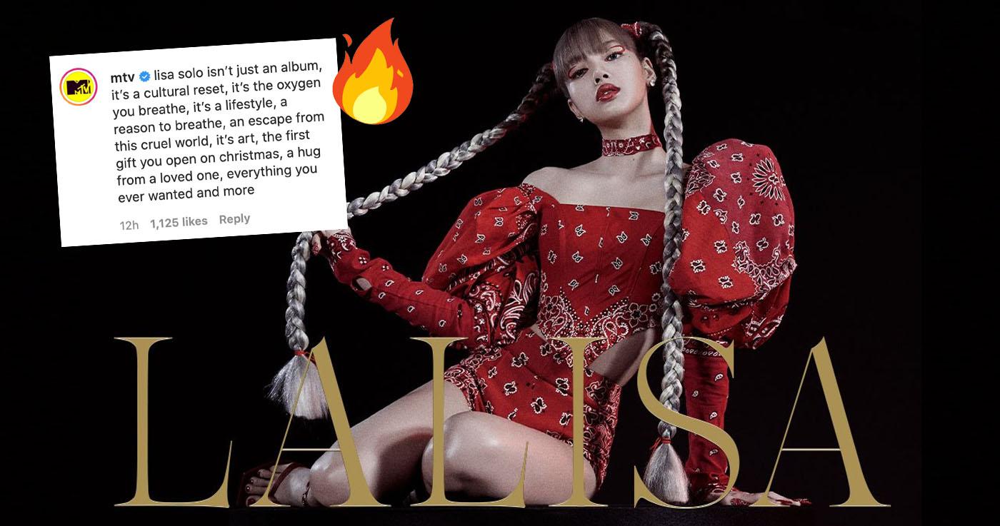 บริษัทและคนดังร่วมยินดีการปล่อยอัลบั้มโซโล่ลิซ่าของ BLACKPINK