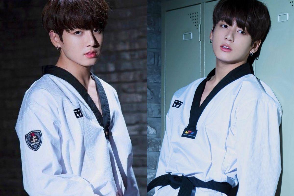 Idol mặc trang phục Taekwondo, minh chứng cho sự lan tỏa văn hóa võ thuật trong giới nghệ sĩ trẻ.