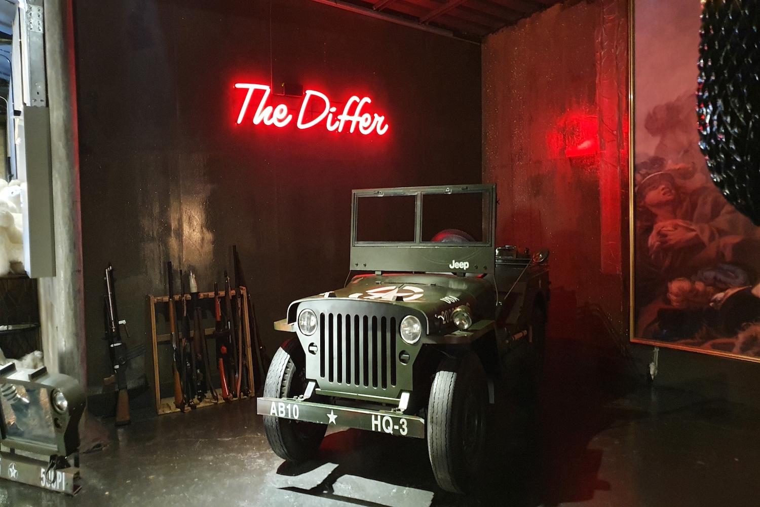 The Differ jeep prop