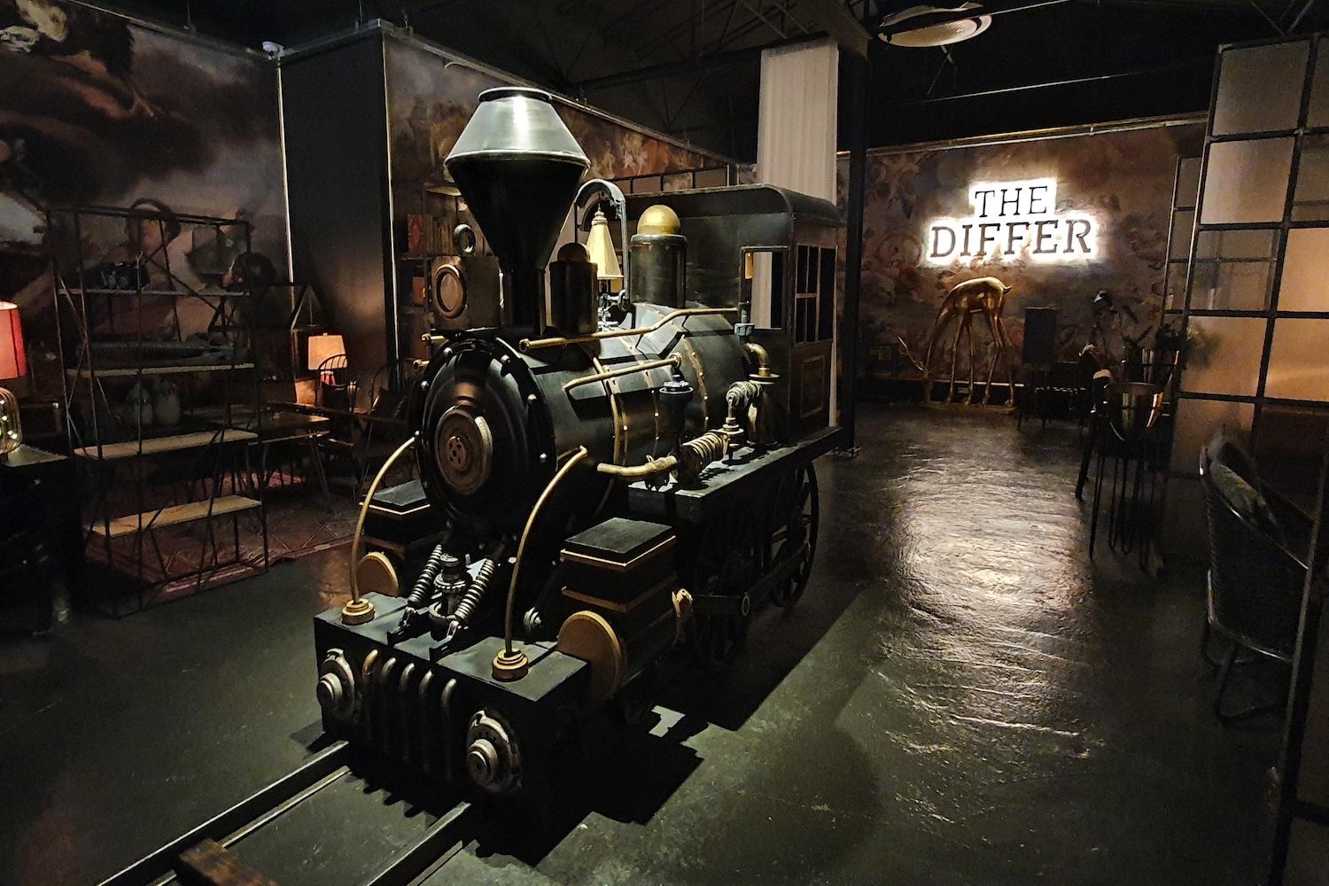 The Differ Train photo zone