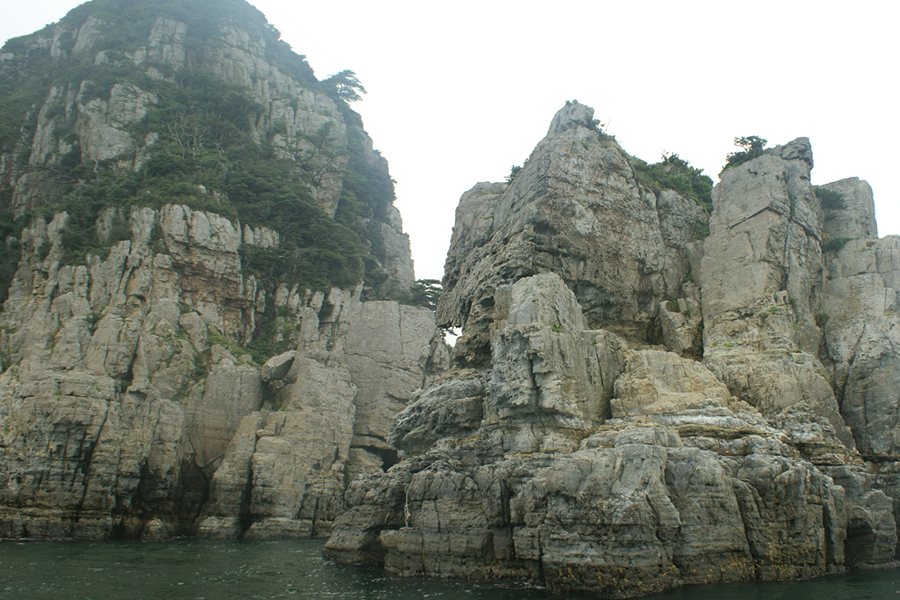 海金剛獨特的岩石結構，體現韓國自然奇景的獨特魅力