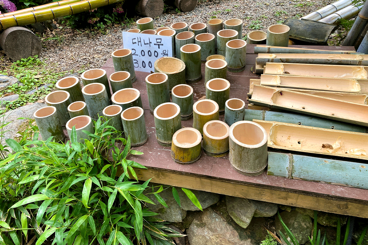 busan korea ahopsan bamboo forest souvenirs