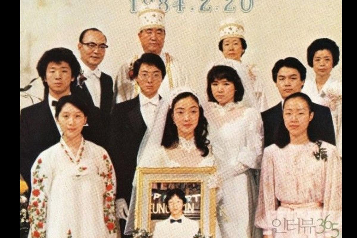 การแต่งของ Julia Moon นักบัลเล่ต์ชื่อดังและลูกชายคนที่ 2 ของผู้นำโบสถ์ทงอิล (통일교 교주)