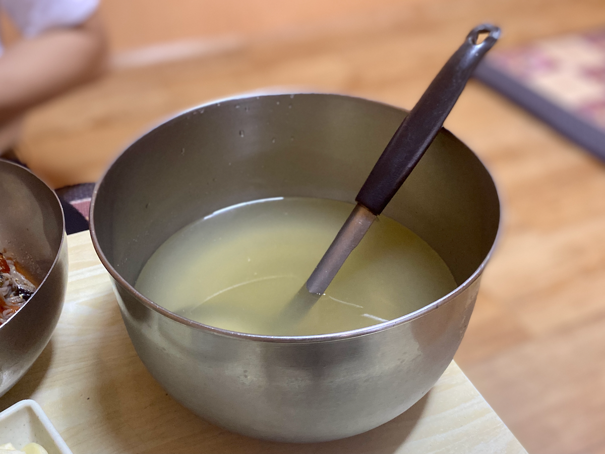 Maok Nongaundaejip broth Hoengseong