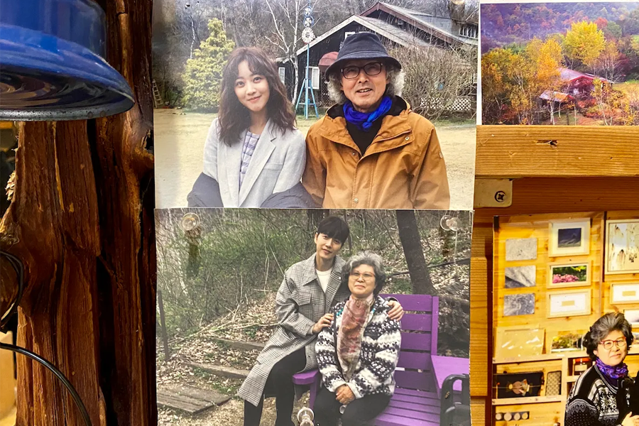 韓劇《Forest》展覽廳內的合照和當地美術館環境