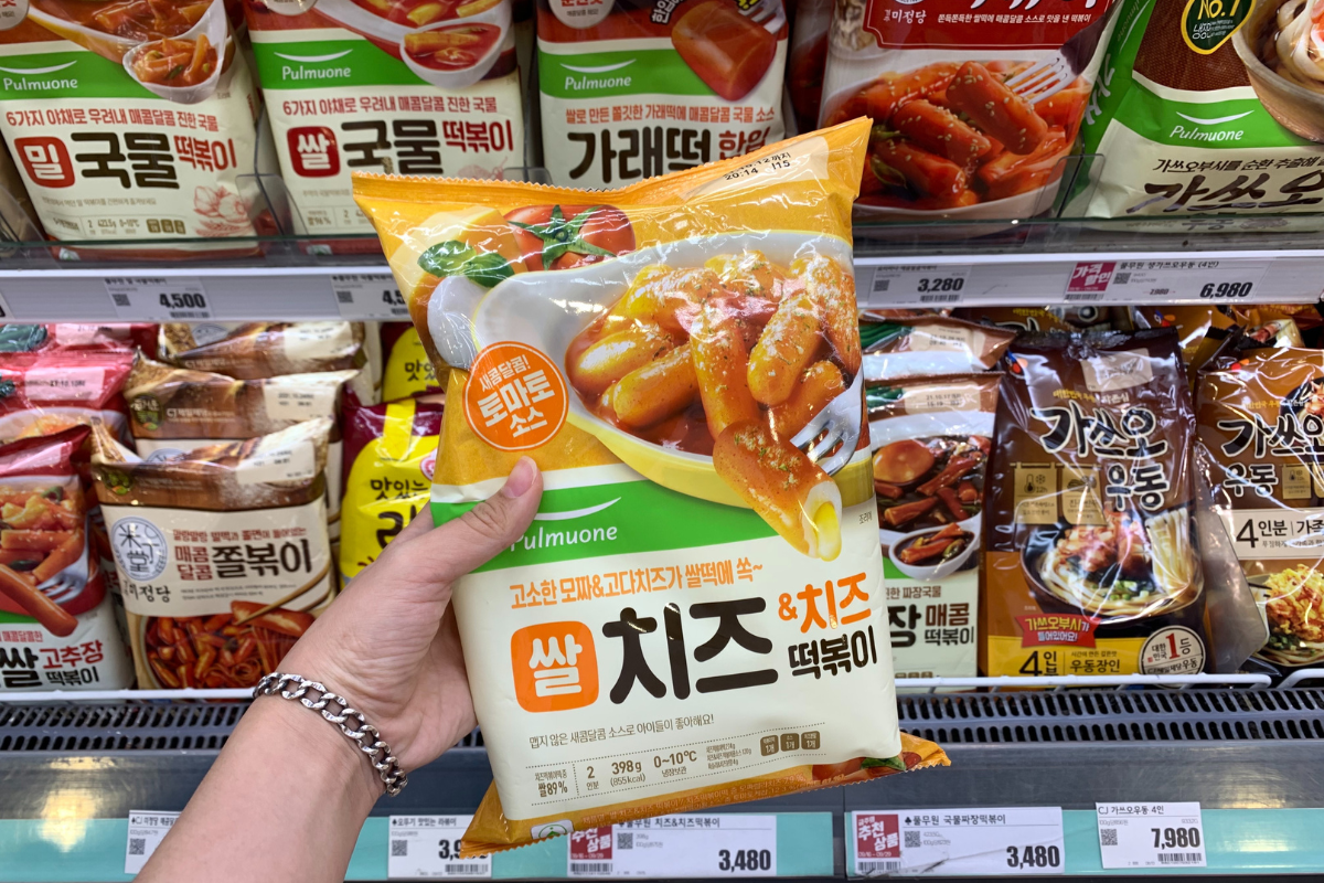 Instant cheese tteokbokki