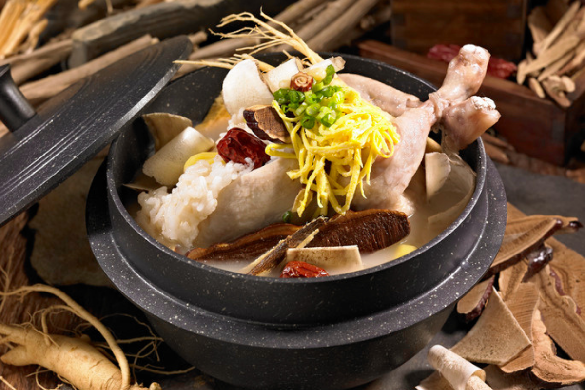 A bowl of samgyetang